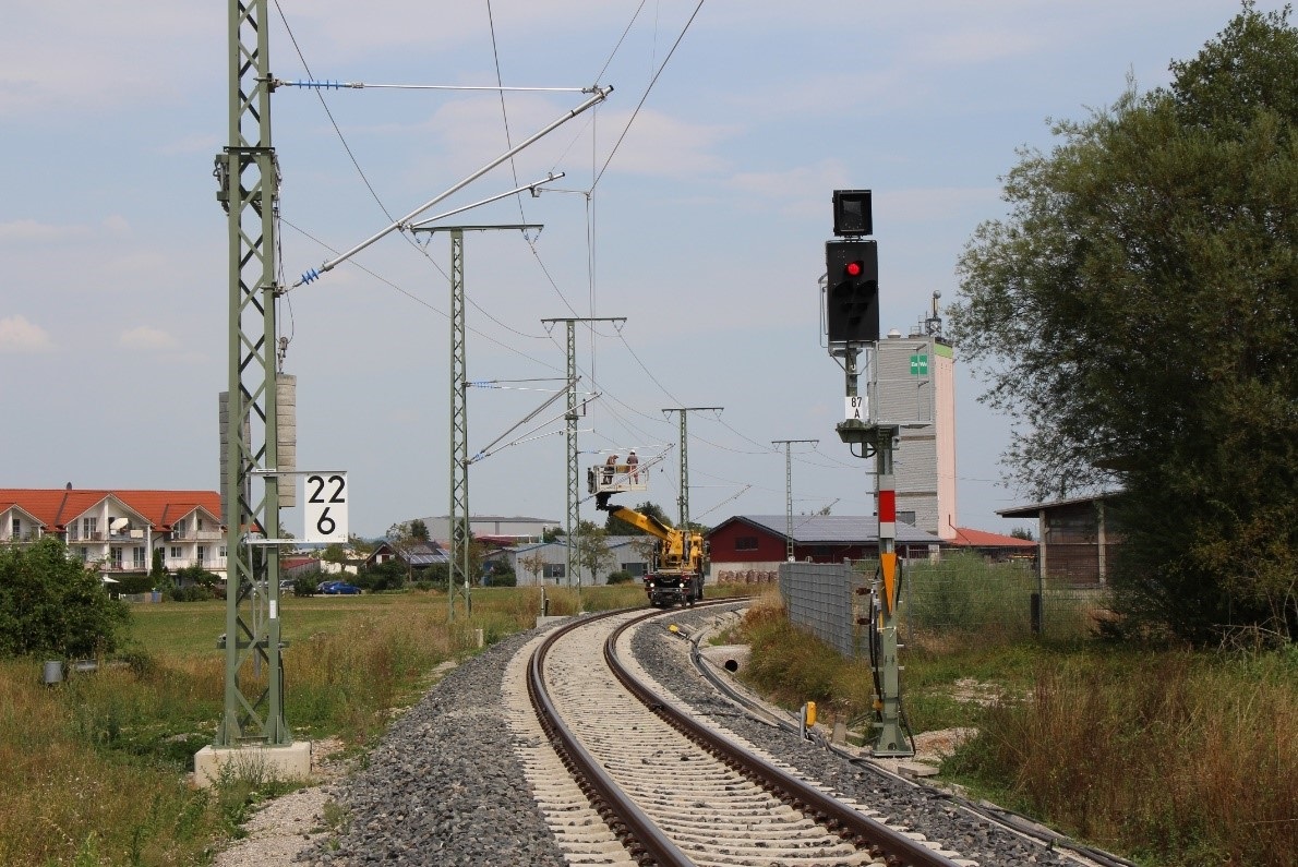 Elektrifizierung München Lindau schreitet 2019 voran